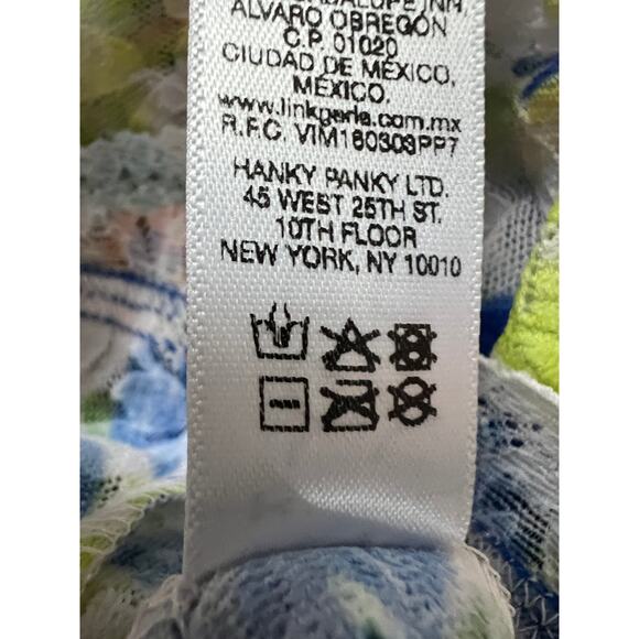 HANKY PANKY SIZE XSMALL LACE BRUSH STROKES PRINTED CLASSIC CAMI MULTICOLOR NEW - Picture 11 of 12